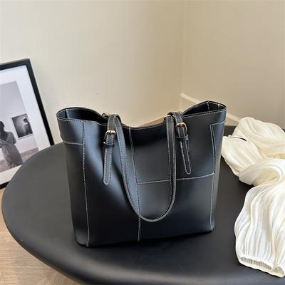 Textured Large Bag On New Commuter Large Capacity Tote Bag for Women Underarm Bag Summer New Style Shoulder Bag