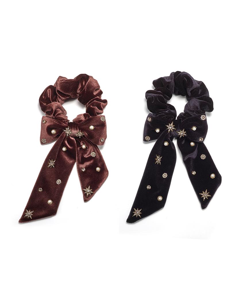 Findelise Étoile 3C Ribbon Hair Scrunchie