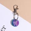 Shopping Trolley Tokens Key Ring With Carabiner Hook Mini Metal Supermarket Cart Remover Coin Label Keychain For Unisex