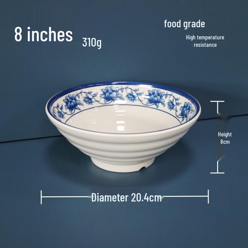 777 Melamine Commercial Ramen & Soup Bowls