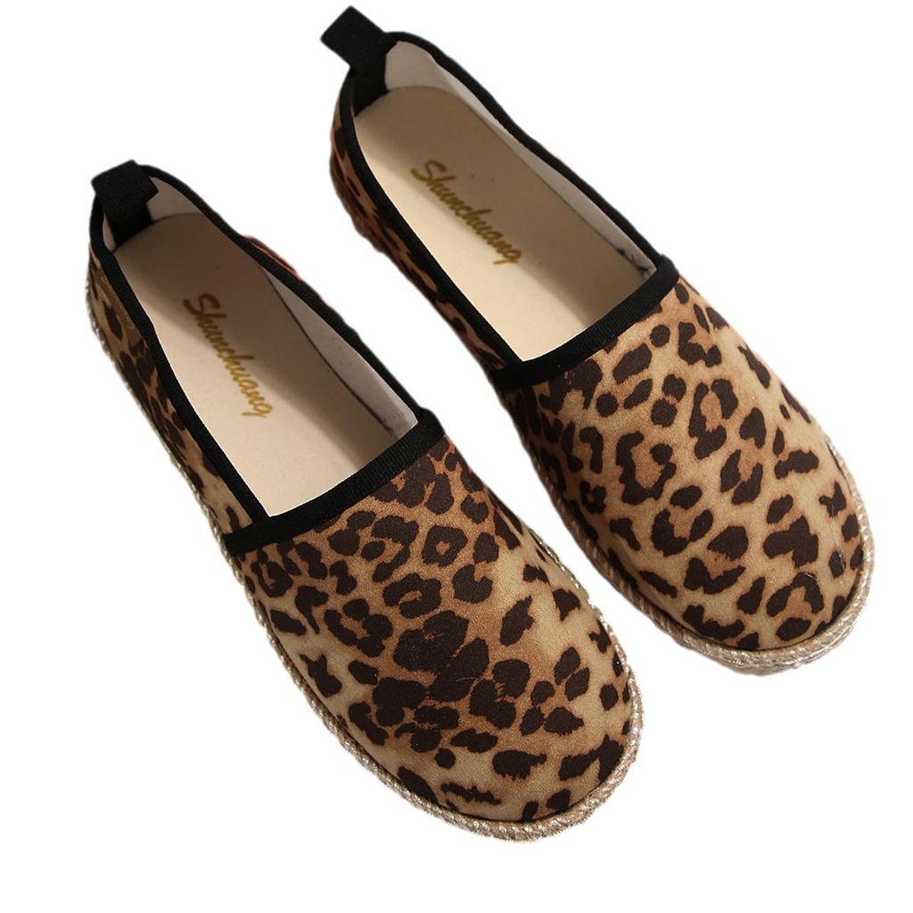 Übergröße Damen Europäische/Amerikanische Canvas Slipper mit Hanfseil, Rundzehendesign