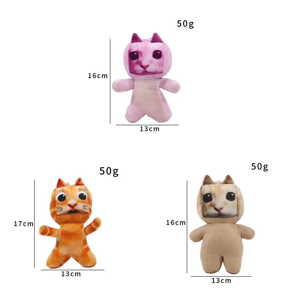Amigatido Meow Meow Plush Toy With Soft Short Pile For Kids And Collectors