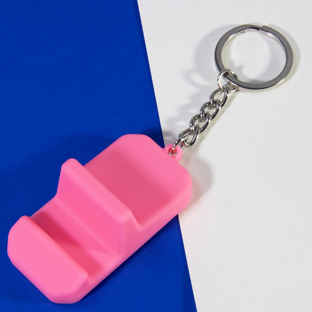 Stojany na telefon Mini přenosný líný držák na telefon s přívěskem na klíče Stojan na telefon Univerzální