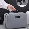 Portable Dry Wet Separation Men's Toiletry Bag Large Capacity Waterproof Makeup Storage Bag Zipper Handheld Wash Bag Outdoor
