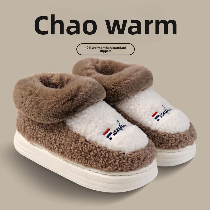 

Хлопковые тапочки Мужская сумка и Зимний Большой размер Пара Домашняя жизнь, Студенты Носят Теплые Плюшевые Тапочки для Женщин 48-49