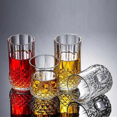 215ml/310ml/250ml/360ml Sklenice na whisky Luxusní sklenice na víno Průhledný pohár na studené nápoje Bar Elegantní pohár na brandy Party Sklenice na koktejly