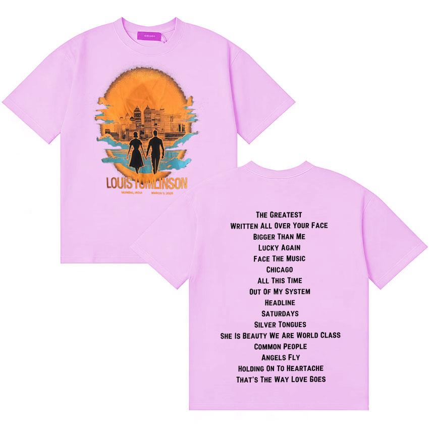 Louis Tomlinson Trendy Album 2026 T Shirt Unisexs Women Summer Short Sleeve Casual Tshirts High Quality Oversized Tshirt Fans Gift