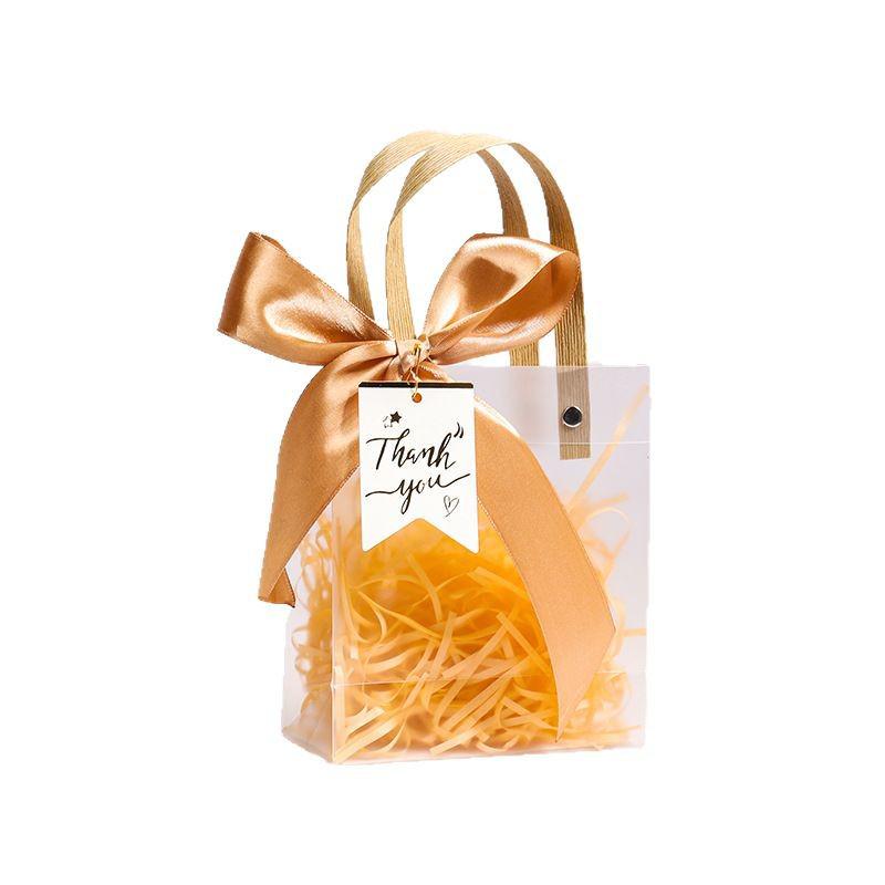 High-End Transparent PVC Gift Bags for Birthdays & School Events