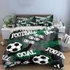 Football-Themed Three-Piece Set For Sports Kid'S And Adults' Bedroom Decor, Exquisite Three-Piece Bedding Set Gift