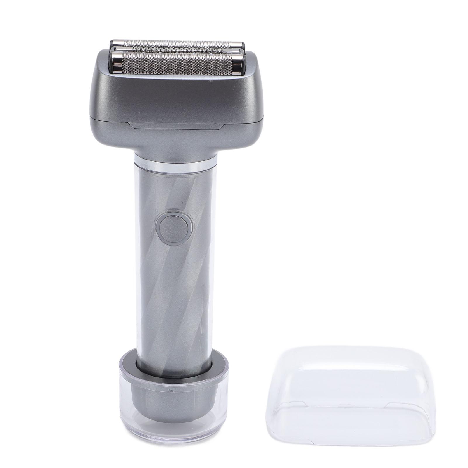 Электрический триммер с возвратно-поступательной головкой в форме молотка, моющийся, портативный, машинка для стрижки бороды, миниатюрный электрический триммер для путешествий