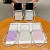 For Samsung Galaxy Z Flip 8 7E 7 6 5 Luxury Shell Pattern Pearl Bracelet Case With Wrist Chain Hard Acrylic Shockproof Cover