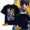 Anime Dragon Ball Vegeta Pure Cotton Tshirt 2026 Summer KidsUnisexsWomens Fashion Casual Short Sleeved Tshirt Streetwear Y2k
