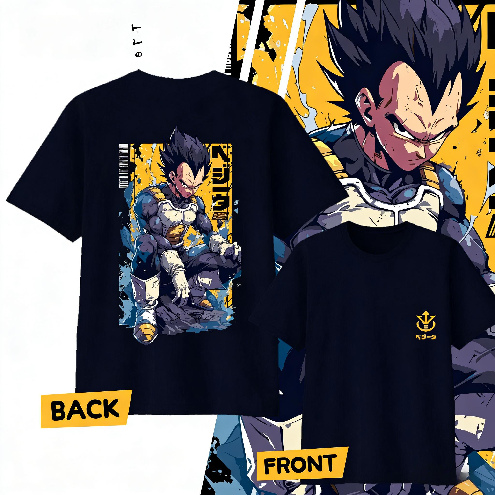 

Anime Dragon Ball Vegeta Pure Cotton Tshirt 2026 Summer KidsUnisexsWomens Fashion Casual Short Sleeved Tshirt Streetwear Y2k S