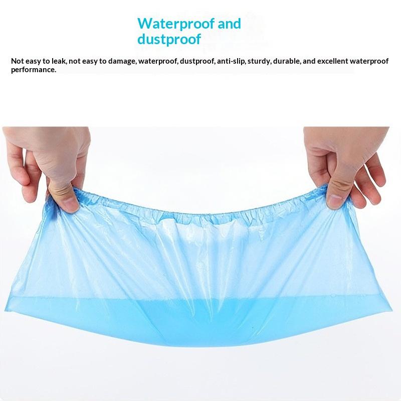 Disposable Shoe Covers Waterproof Wear-Resistant And Non-Slip 100 Pieces Per Pack