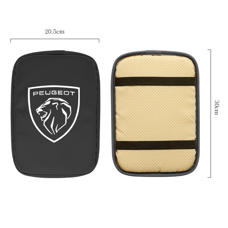 Coussin d'accoudoir de console centrale de voiture Pad en cuir Accessoires Pour Peugeot 5008 508 408 4008 308 3008 208 2008 Landtrek Rifter