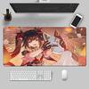 Anime Gaming Mousepad Honkai Star Rail Mouse Pad Locking Edge Mouse Mat Office Large Non-Slip Keyboard Mat Raiden Bosenmori Mei