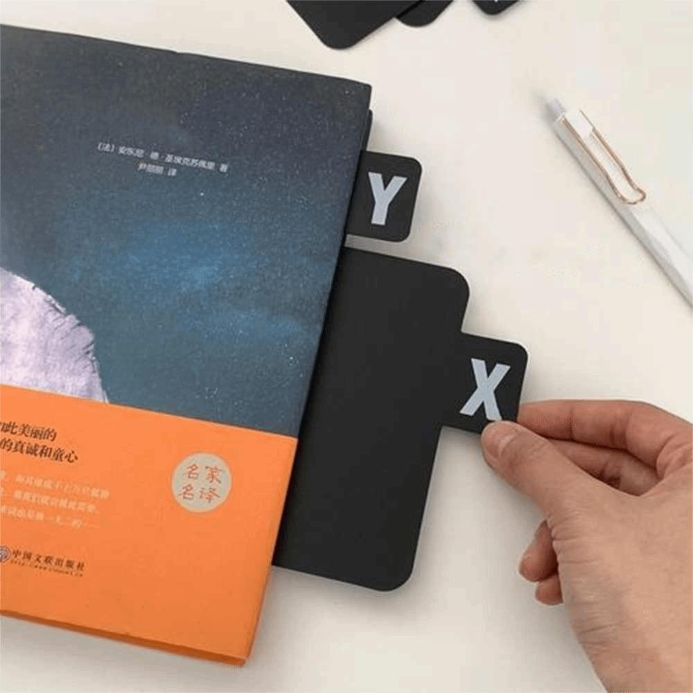 Record Dividers Notebook Marker Vinyl Record Organizer Classic Bookmark Pen Clip Stationery