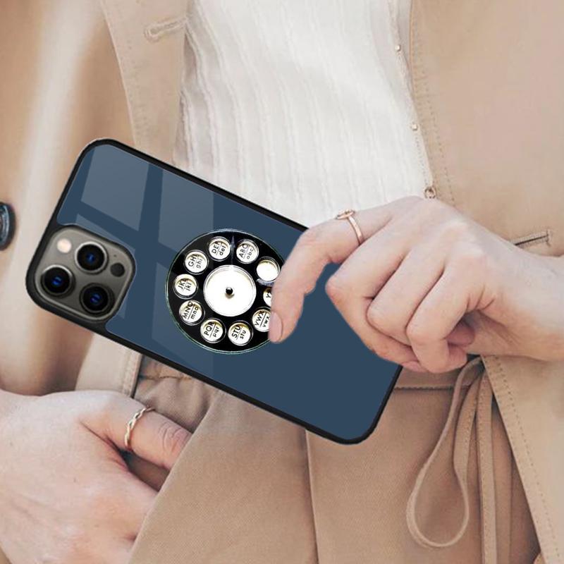 Retro Telephone Rotary Dial Magnetic Phone Case For APPLE iPhone 17 Air 16 14 13 12 Pro Max 15 Plus Wireless MagSafe Cover