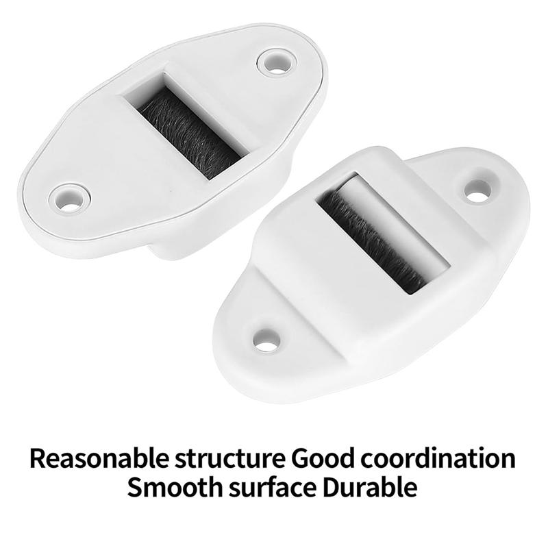 Premium-Pack Of 8 Belt Guide Roller Shutter Belt Guide With Roller And Brush Roller Blind Belt Guide(Roll Up To 23Mm Belt Width)