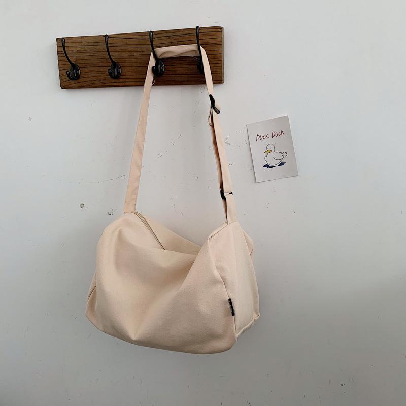 

Литературная холщовая сумка женская на плечо сумка-мессенджер в стиле инс большой вместимости студенческая тканевая сумка однотонная большая сумка