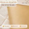 Shu Cotton Lint Sofa Cushion Thickened Autumn and Winter Plush Straight Row Leather Sofa Seat Cushion Dirt-resistant Simple Non-slip Cover