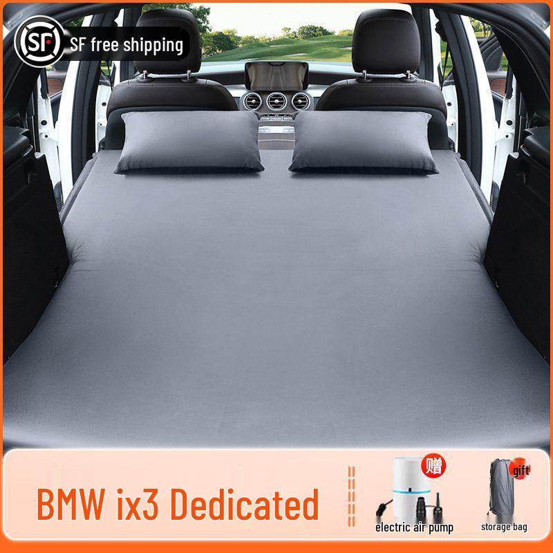 BMW iX3 Car Bed: Trunk Air Mattress, X3 Travel Bed, Rear Sleeping Mat.