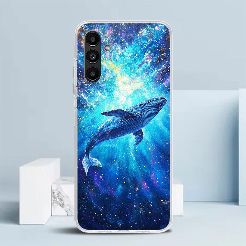 Humpback Whale Sea Giant Cover for Samsung Galaxy A17 A37 A57 A16 A26 A36 A56 A15 A14 A55 Phone Case A13 A53 A25 A35 A24 A34 A23