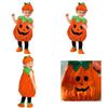 Vibrant Orange Pumpkin Fancy Dress For Children Halloween Celebration Events