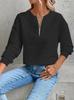 Casual Womens Hoodie With Zipper Long Sleeve Cotton Polyester For Summer Comfort