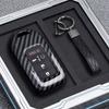 5 Buttons Carbon Abs Car Key Case Cover For Honda Civic Crv Accord Cr-V Pilot - Keychain Holder Shell Protector