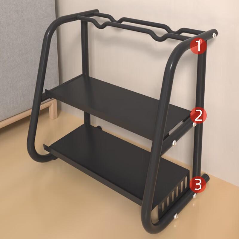 WEZHO Double-Layer Dumbbell Rack