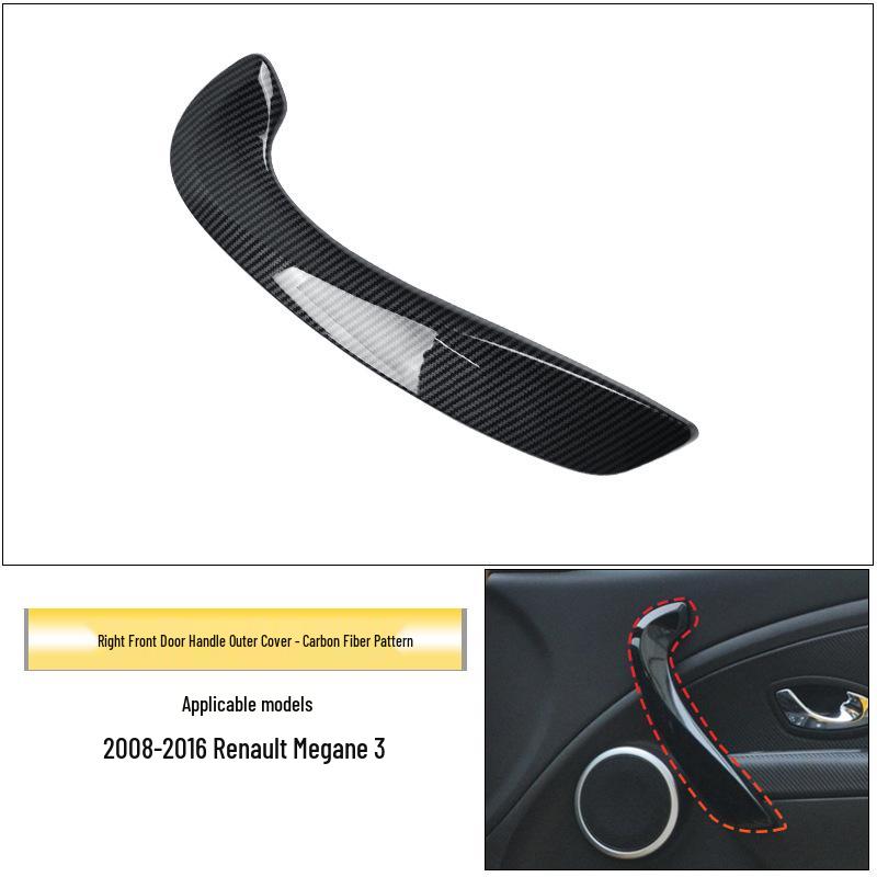 Renault Megane 3-Türer Innenraum Vordertürgriff Armlehnenhalter Abdeckung Zierleiste