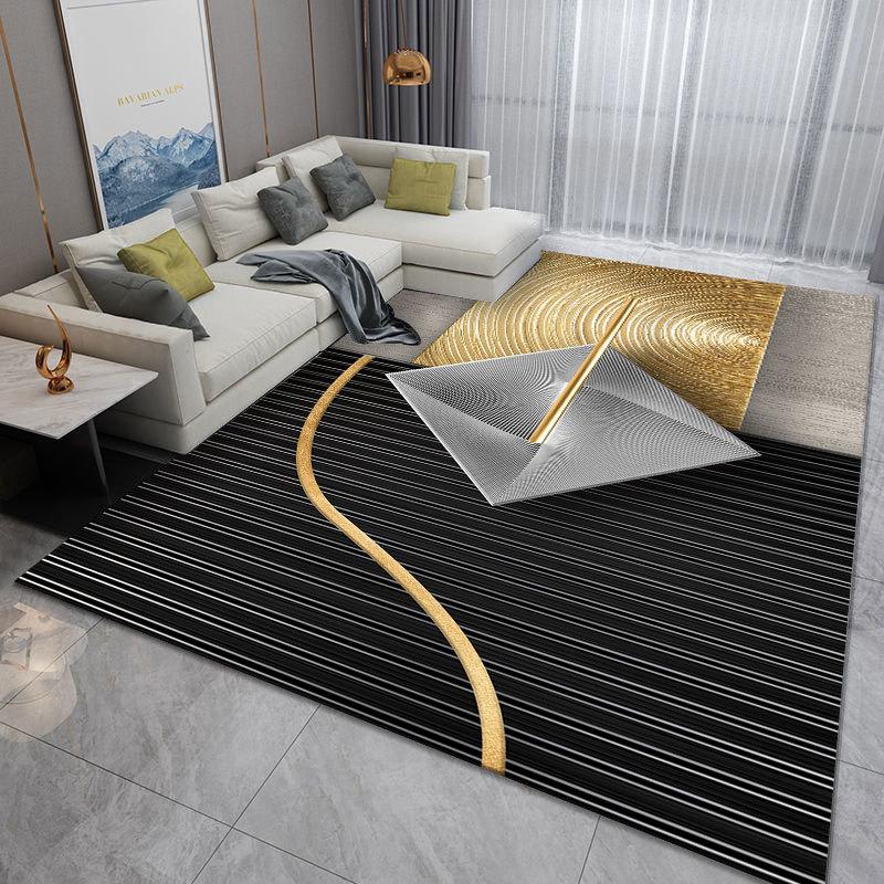 Light Luxury Printed Carpet for Home Living Room Coffee Table Bay Window Bedroom Japanese Style Carpet