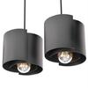 Hugo 2 Lampa Wisząca Czarna