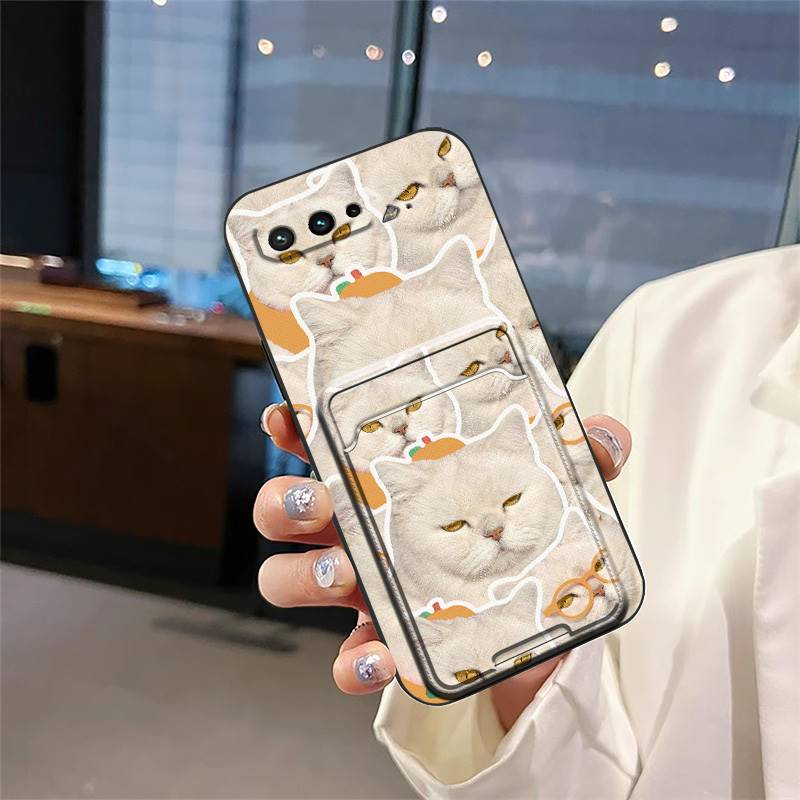 Graffiti Cute Phone Case For Asus ROG Phone5/5S/5Pro/5UltimateZS673KS Shockproof Cover Durable TPU Anti-knock Card Bag