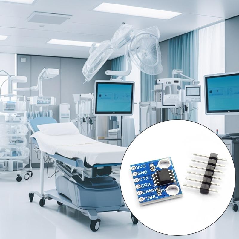 Pack of 3/1 SN65HVD230 CAN Bus Communication Module Compatible for Boards Featuring Heat Protections Automotive Use