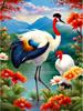 Animals 5D Diamond Painting Bird Red crowned Crane Diamond Inlay Set with Square/Round Embroidery DIY Home Decoration Gift