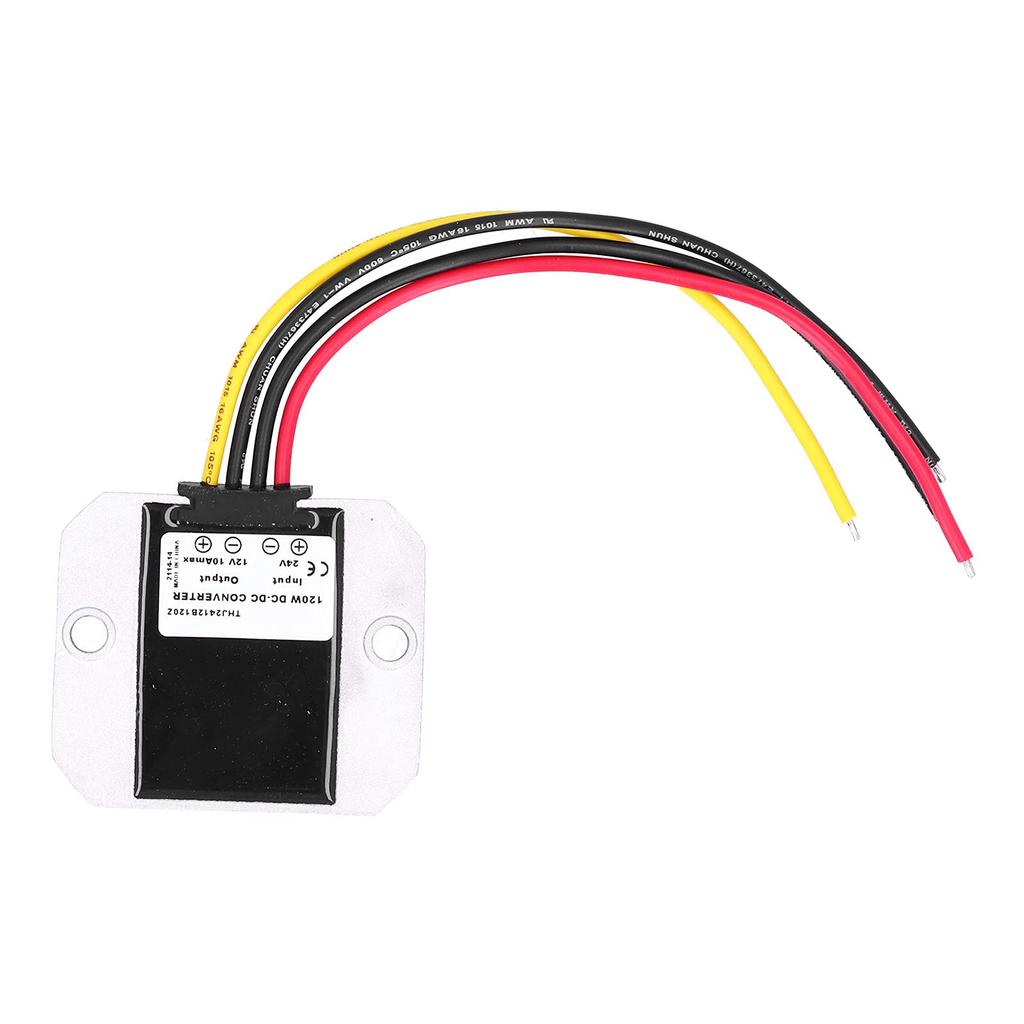 DCDC Converter 24V To 10A 120W Step-Down Waterproof Voltage Regulator Transformer Motors Car Porta Panel