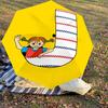 1PC Pippi Longstocking Umbrella-8-Rib Reinforced, Automatic Open, Lightweight & Durable, Cute Fashion Accessory for Outdoor-W9299