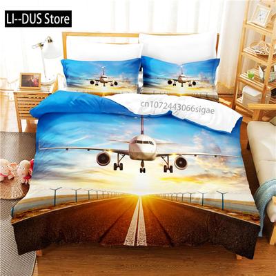 Aircraft Bedding Set Duvet Cover Set 3d Bedding Digital Printing Queen Size Bedding Set Fashion Design