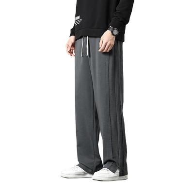 Gerade Hosen für Herren, Frühlings- und Herbsthosen, Herrenhosen mit weitem Bein