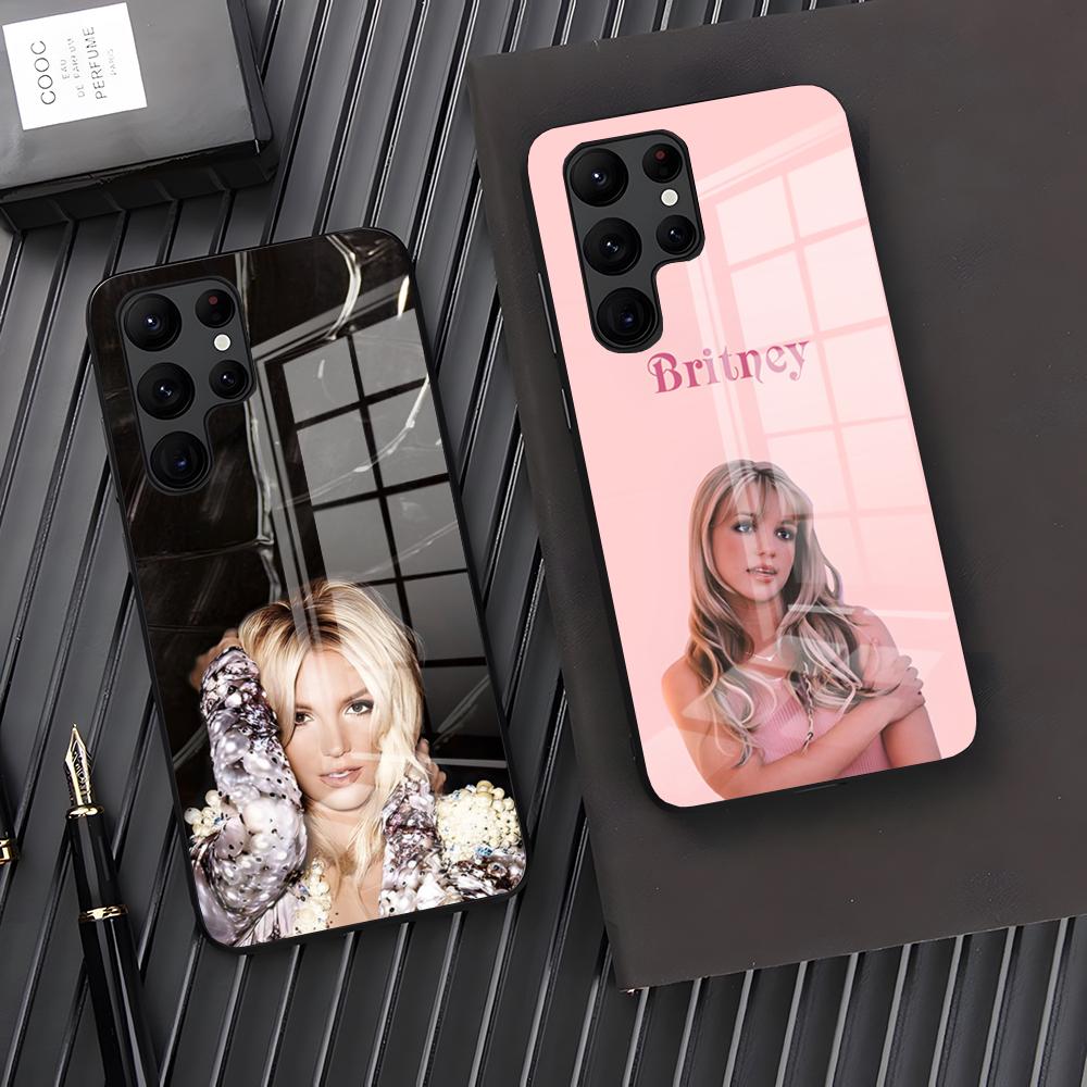 Singer Britney Spears Phone Case For Samsung S26 S25 Plus S20 S20 Plus S22 Ultra S23 FE S21 Plus S21 Ultra Glass Cover
