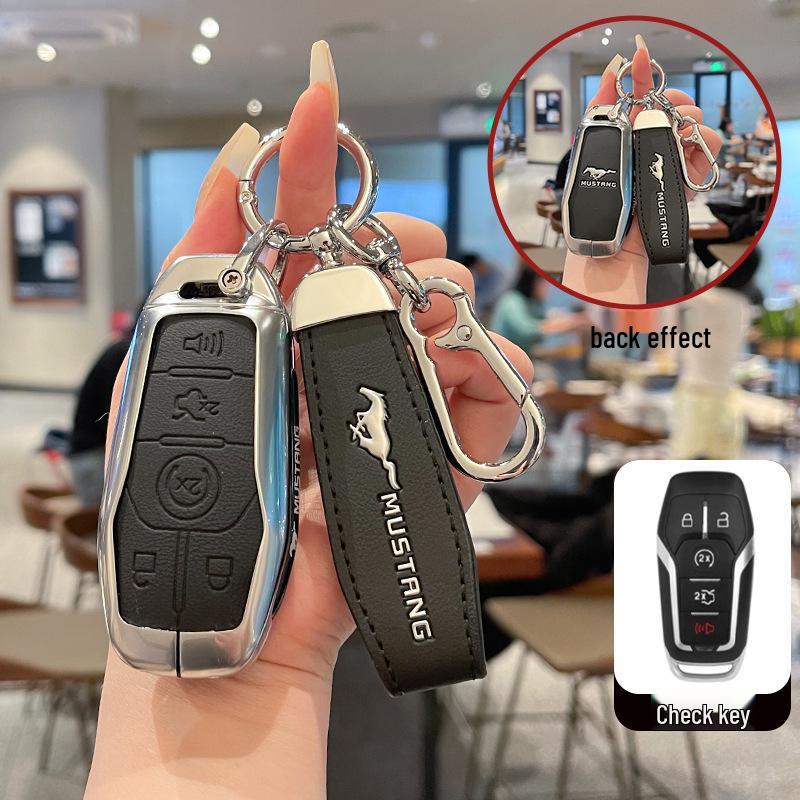 Compatible Key Case for Ford Taurus, Explorer, Mustang (2017-2018 Models)