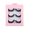 Roll 3 Pairs Of Chemical Fiber False Eyelashes Simulation Curled Thick Eyelashes