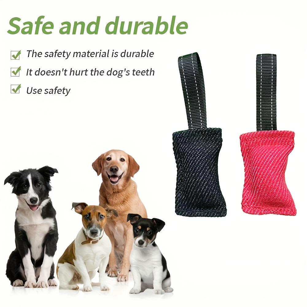 Durable Dog Chew Tug-of-War Toy- Interactive Training and Teeth-Chewing Stick with Tear-Resistant Material- Pet Toy