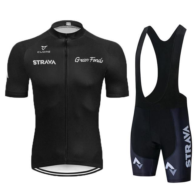 STRAVA Summer Short Sleeve Cycling Suit Off-Road Mountain Motorcycle Breathable Cycling Suit Set 2026