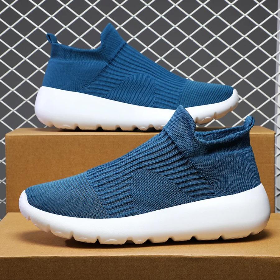 2025 Men's Sock Shoes Slip On Running Sneakers Lightweight Fashion Sneakers Athletic Tennis Walking Sneakers Gym Sports Shoes