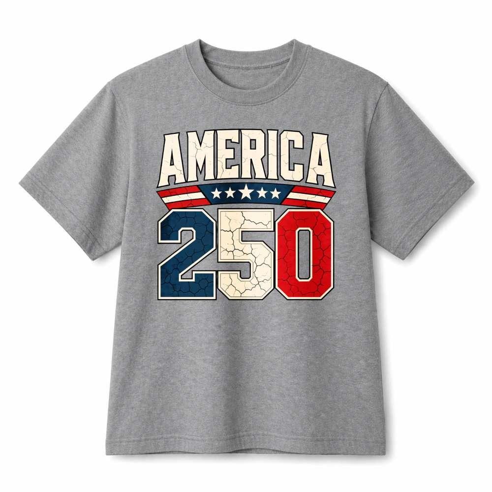 America 250 Anniversary 1776-2026 Patriotic Retro Cotton T-Shirt Unisex XXXL
