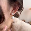 S925 Silber Französische Perlen Ohrstecker: Vielseitiger Luxus-Socialite-Schmuck für Frauen