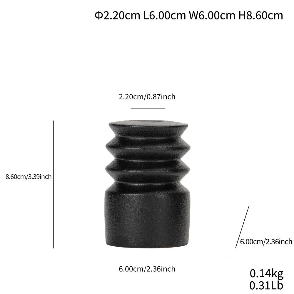 

Спіральна Керамічна Свічка Тайфун Nordic Home Настільний Креативний Декор Прикраса Святкова Атмосфера Реквізит z1135 black model a